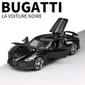 Brinquedos Bugatti La Voiture Noire Liga Fundida Simulação Brinquedo Veículos Modelos Meninos Presentes para Crianças