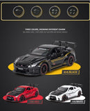 NISSAN GTR R35 Carro Esportivo Liga Modelo de Carro Diecasts e Veículos de Brinquedo Carros de Brinquedo Simulação Brinquedos Infantis para Presentes de Crianças Brinquedo