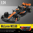 McLaren F1 Team MCL60 4# Lando Norris 81# Oscar Piastri Alloy Diecast Modelo de carro de corrida Feeling Hobby Collection Friend