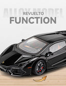 Lamborghini Revuelto Carro de Corrida Liga de Metal Modelo Computador Desktop Enfeites Decoração Moderna Presente de Aniversário para Meninos