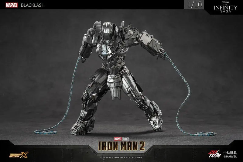 Figuras de ação Estátua de filme Modelo Adulto Colecionável ZD Toys Iron Man Series Blacklash Figuras 1/10 MK33 MK39 MK17 MK21