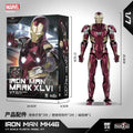 Homem de Ferro FondJoy LED MK42 MK43 MK46 MK1 MK2 MK3 MK4 Brinquedos DIY Figura de Ação Coleção Tony Stark Modelo de Anime Presente para Crianças