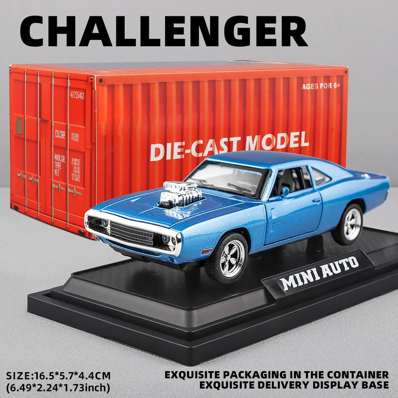 Challenger Velozes e Furiosos 7 Liga Modelo de Carro Diecasts Veículos de Brinquedo Decoração Brinquedos para Crianças