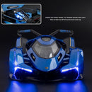 GT V12 Super Concept Sports Car Alloy Metal Diecast Modelo de Carro Som Luz Brinquedos Infantis