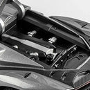 Lamborghini esportivo modelo Veneno, escala 1/24, porta que pode ser aberta, carro de brinquedo com roda dianteira dirigível