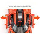 1:32 Scale Alloy Supercar Toy Car Model with Sound & Light, Retro Pullback Action - Ideal Gift for Kids, Authentic Detai