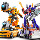 Transformers  Brinquedos de transformação Robô Carro Liga de Plástico YS04A Optimu Prim Figura de Ação Anime Filme Série Presente de Aniversário para Crianças