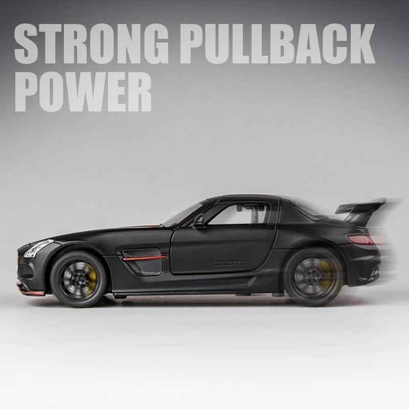 Simulado Benz AMG Carro Esportivo SLS Liga Modelo de Carro Modelo de Carro Ornamento Menino Crianças Carro Brinquedos