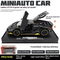 Lamborghini Centenario Lp770 diecast  modelo carros liga automóveis brinquedos presente para crianças puxar para trás luz música