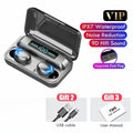 New F9 Bluetooth Headphones 9D Stereo High Bass Sport Earphones Handfree Touch Control Tws Wireless Earbuds Waterproof Headset
