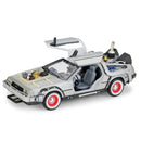 Delorean De Volta para o Futuro Máquina do Tempo Diecast Liga Modelo Carro de Metal para Meninos Brinquedo Coleção de Presentes