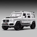 SL63 G800 Modelo Miniatura Carro Brinquedos Diecast Liga Veículos Roda Dianteira Direção Som Luz Puxar Para Trás Modelos Presente Adulto