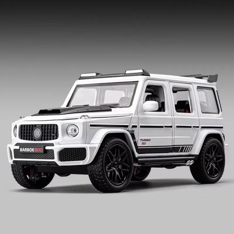 SL63 G800 Modelo Miniatura Carro Brinquedos Diecast Liga Veículos Roda Dianteira Direção Som Luz Puxar Para Trás Modelos Presente Adulto