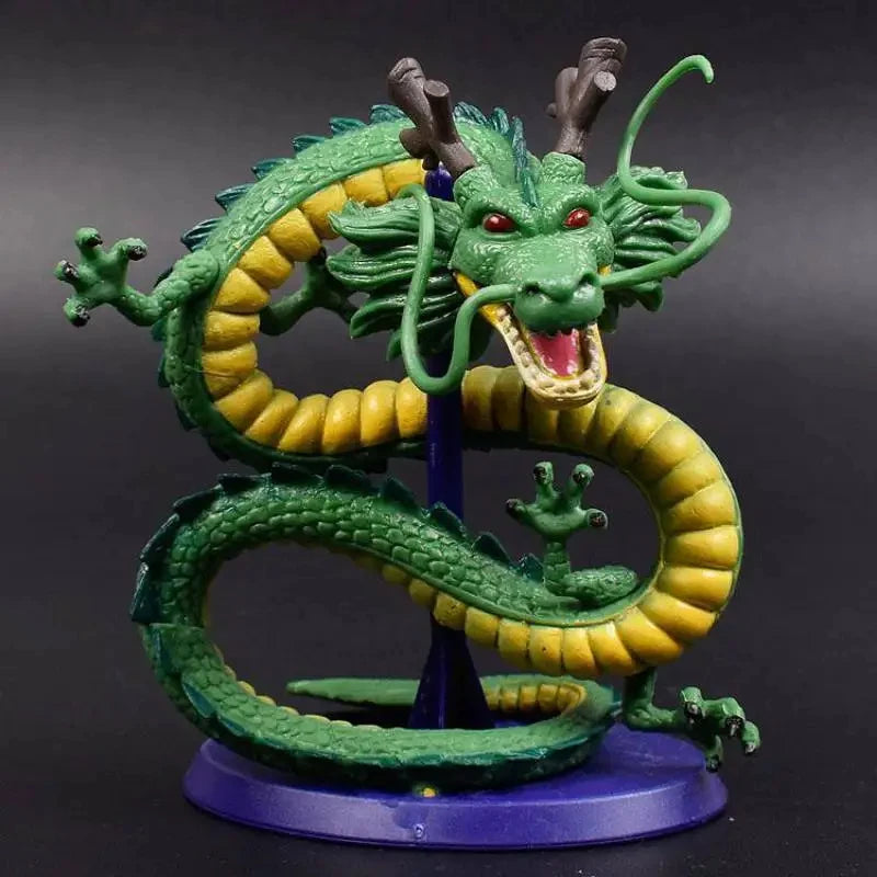 Dragon Ball Cyan Dragão Shenlong Modelo Feito à Mão Decoração Dragon Ball Z 10 cm Figura de Anime Dragão  Boneco Brinquedo Decoração Presente de Aniversário