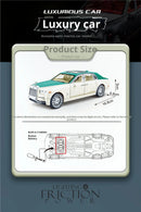 Rolls-Royce Phantom Modelo de Carro Ornamentos Carro de Luxo Sedan Brinquedo Infantil Coleção para presente