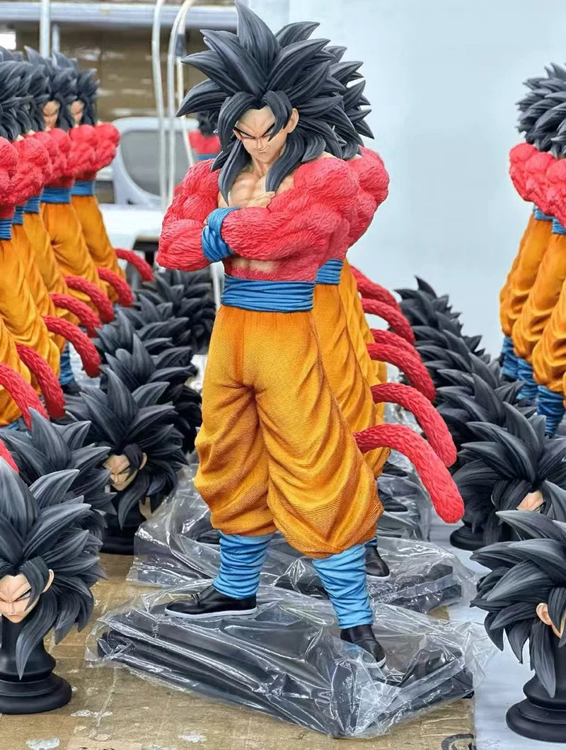 Dragon Ball GT Super Saiyan 4 Son Goku Figura de Anime VF Modelo Estátua Ornamentos Colecionáveis Boneca de Ação Brinquedo para Meninos Presentes