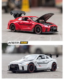 NISSAN GTR R35 Carro Esportivo Liga Modelo de Carro Diecasts e Veículos de Brinquedo Carros de Brinquedo Simulação Brinquedos Infantis para Presentes de Crianças Brinquedo