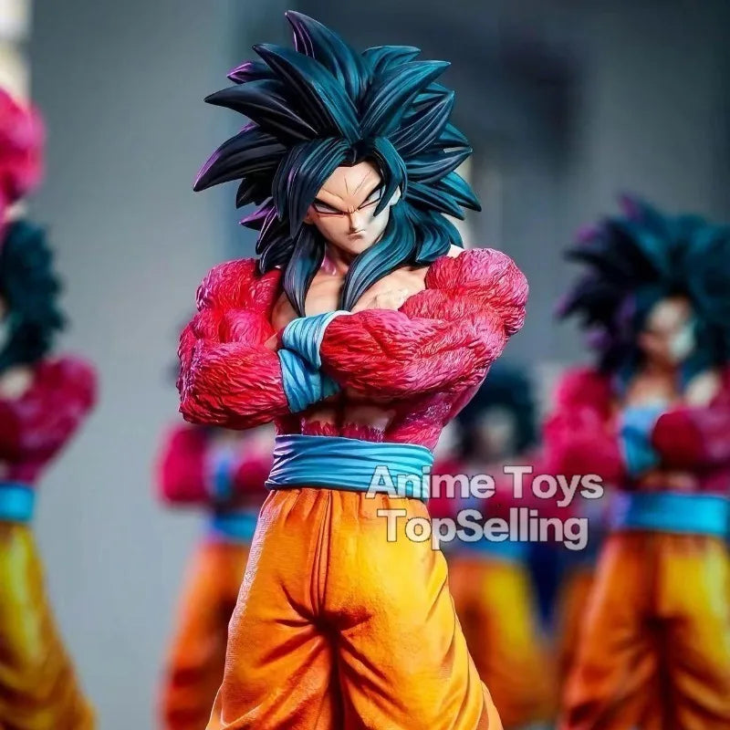 Dragon Ball Super Saiyan 4 Son Goku estátua PVC coleção modelo brinquedos presentes