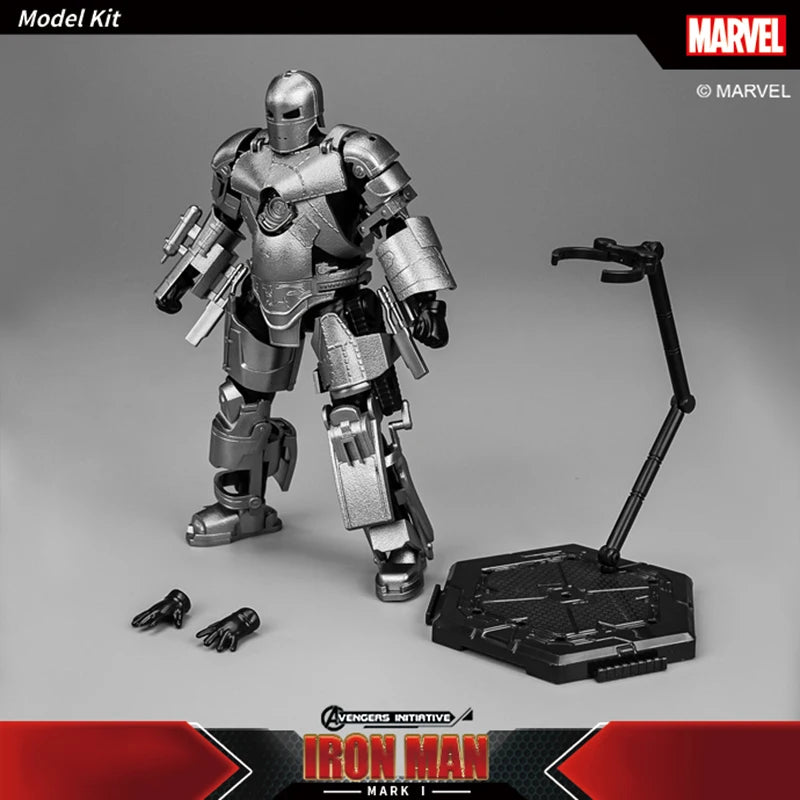 Homem de Ferro  Fondjoy Marvel MK42 Modelo Montado 10 pol. Figuras de Ação em Escala 1/7 Reatores podem emitir luz Ornamento Colecionável Brinquedo para Presente