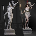 1/24 Deuses Gregos 3206 Mitologia Ocidental GK Modelo Branco Portátil Modelo de Soldado Impresso em 3Dl