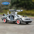 Delorean De Volta para o Futuro Máquina do Tempo Diecast Liga Modelo Carro de  Metal para Meninos Brinquedo Coleção de Presentes