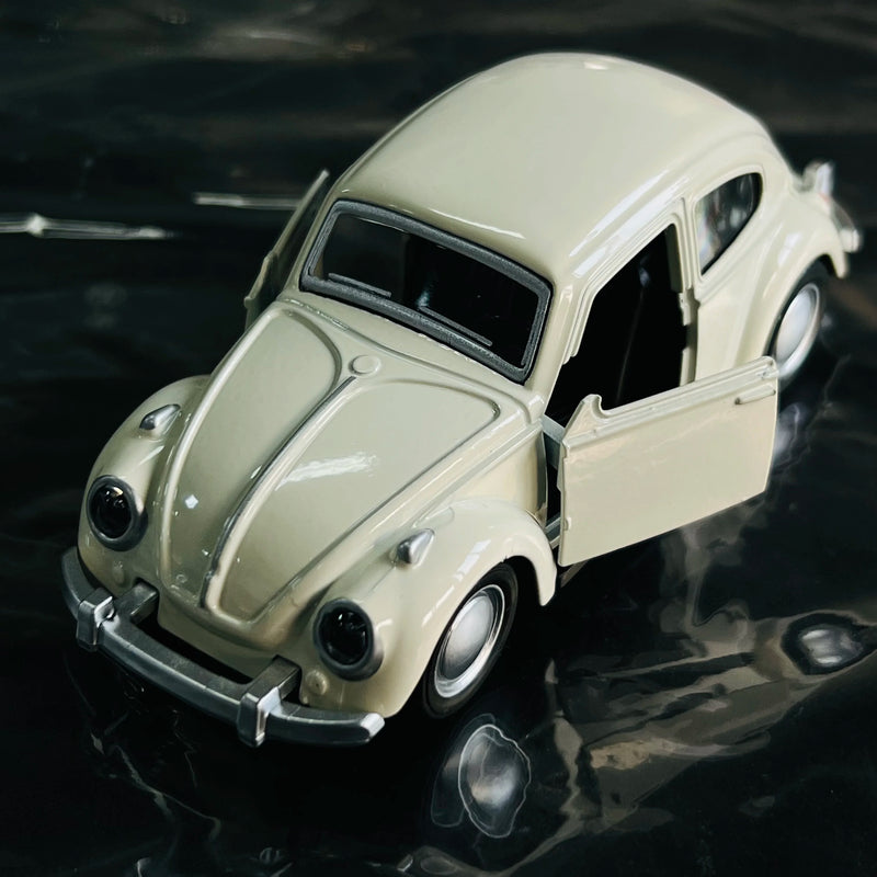 Carro antigo esportivo modelo fusca clássico miniatura brinquedo de carro de liga leve de alta qualidade com porta dupla, decoração , presentes