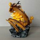 Figura de ação Dragon Ball Z versão Q SSJ3 Goku, bonecos de ação Dragon Fist Explosion PVC GK, estátua, modelo colecionável, brinquedos