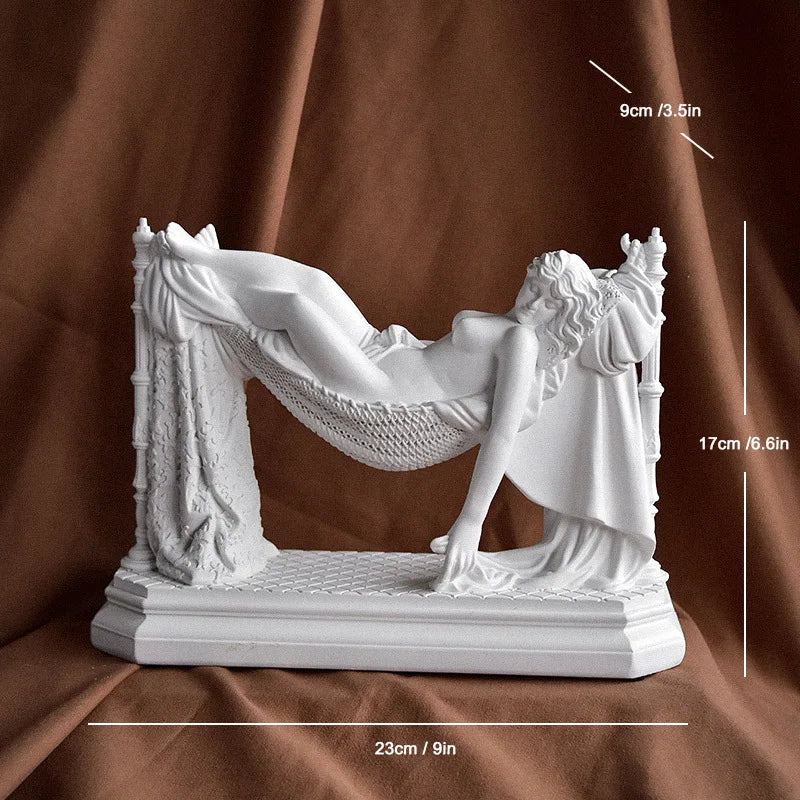 Mini Estátua de Vênus – Deusa Grega Clássica 26cm para Decorar  Sala e Escritório com Elegância