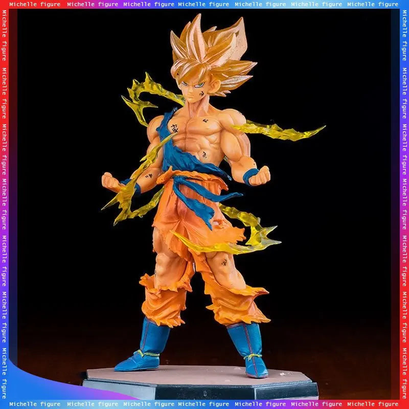 Dragon Ball Goku Super Saiyajin de 17 cm/ pol. Goku DBZ, modelo de presente, figuras colecionáveis para crianças