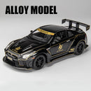 Nissan Skyline Ares GTR R35 Diecasts e veículos de brinquedo, modelo de carro de brinquedo de metal, simulação de alta qualidade, coleção de brinquedos para crianças