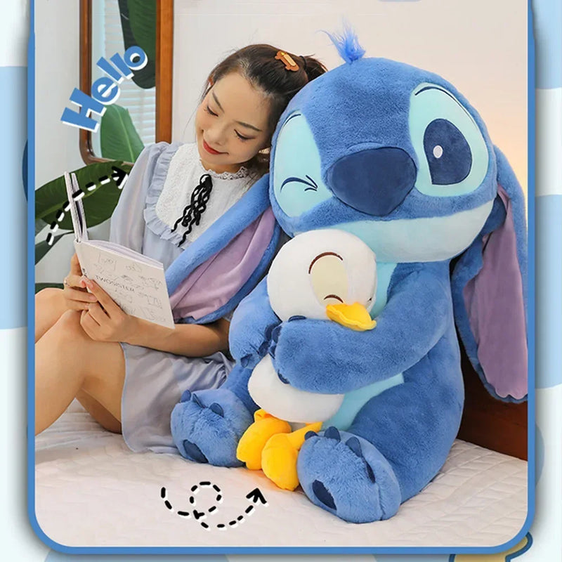 Stitch Anime Boneco Bonito Desenho Animado Sofá Travesseiro Brinquedo Apaziguador Moda Decoração de Quarto 30 cm Presente de Natal para Amigo