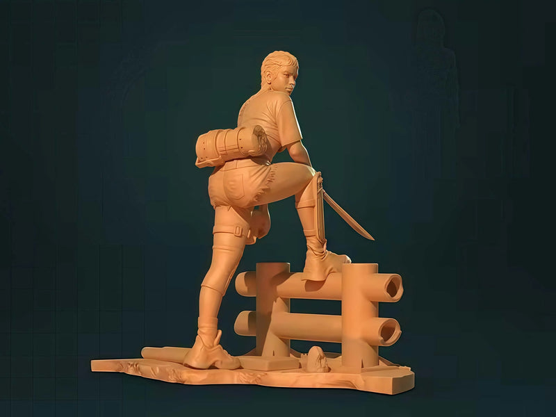 Modelo 3D em Resina 1/20 – 2 Personagens Femininas Estilo Agente | Kit Cru para Colecionadores