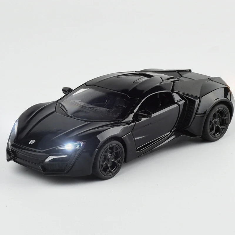 Lyken Hyper Fast Alloy Sport Car Modelo Diecasts & Toy Vehicles e Furious Cars Decoração Brinquedos para Crianças
