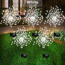 1 pacote de luzes solares para fogos de artifício ao ar livre, iluminação de feriados, luzes de fogos de artifício para jardim, pátio, Halloween, Natal, casamento, decoração de parede