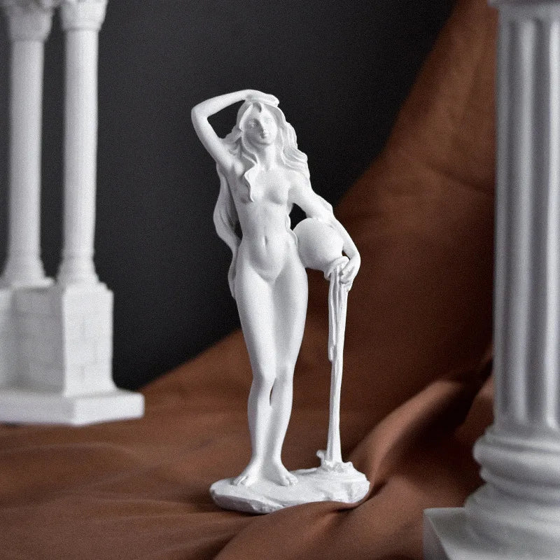Mini Estátuas de Deusas Gregas Clássicas – Esculturas Artísticas de Vênus para Decoração Elegante
