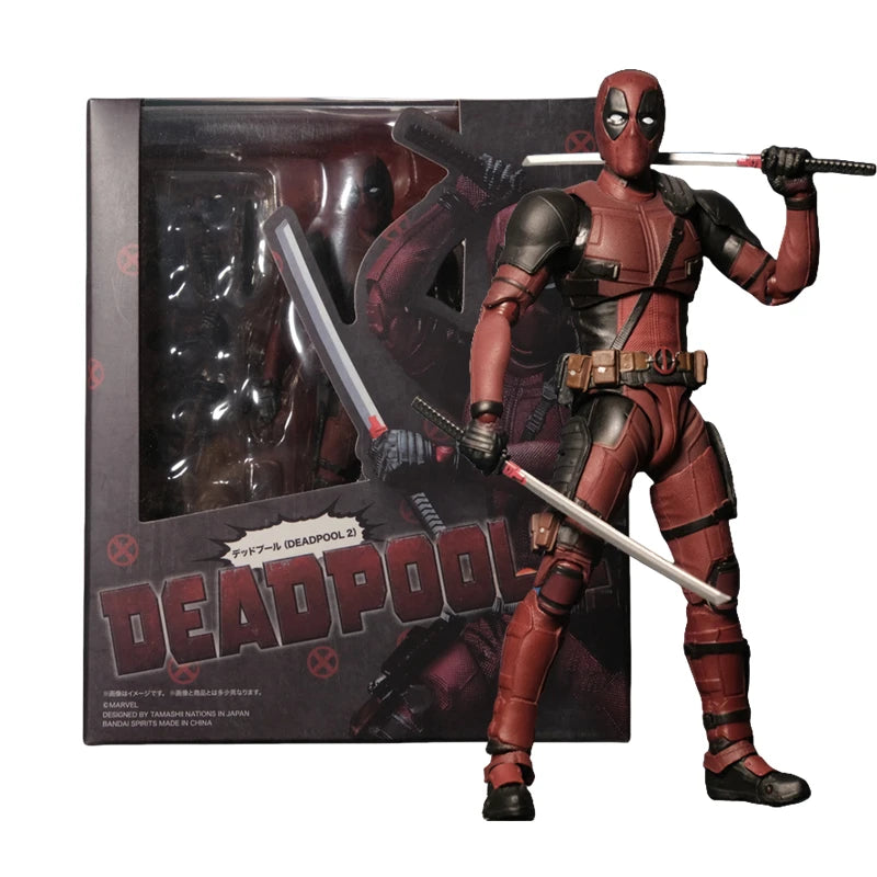 Figura de ação Deadpool SHFiguarts Articulada Móvel Novos Mutantes Wilson Comics KAIYODO Wade SHF Modelo Filme Brinquedos para Crianças Presente