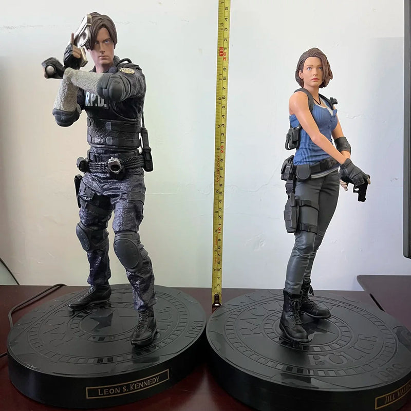 Figura de anime Residente Evil Risco Biológico JILL VALENTINE Leon Scott Kennedy Ada Wong  Game Modelo Brinquedo Coleção, Presentes