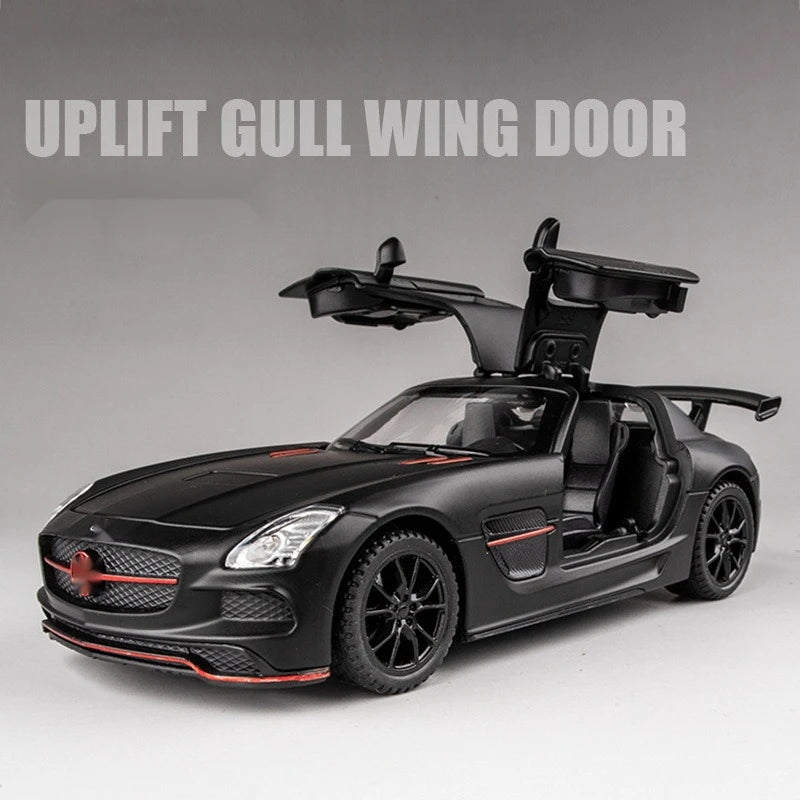 Simulado Benz AMG Carro Esportivo SLS Liga Modelo de Carro Modelo de Carro Ornamento Menino Crianças Carro Brinquedos
