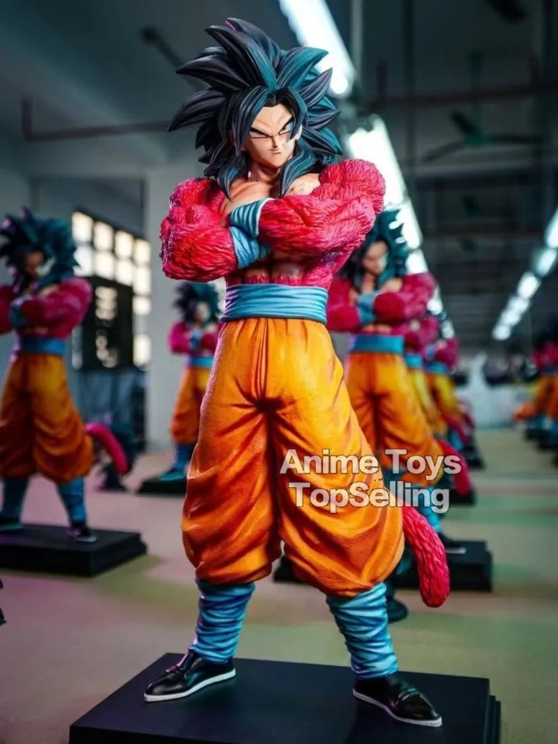 Dragon Ball Super Saiyan 4 Son Goku estátua PVC coleção modelo brinquedos presentes