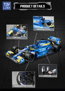 ToylinX F1 RC Race Cars Building Sets MOC Remote Control Building Blocks Car Cool Collectible Model Car Kits Toys Christmas Gift