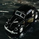 Carro antigo esportivo modelo fusca clássico miniatura brinquedo de carro de liga leve de alta qualidade com porta dupla, decoração , presentes