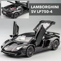 Lamborghinis SV LP750-4 Liga Esportiva Modelo Diecast & Brinquedo Veículo de Metal Simulação Modelo de Carro Coleção Presentes Infantis