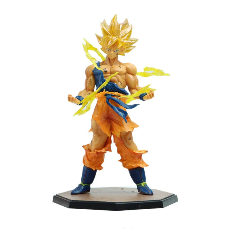 Dragon Ball Goku Super Saiyajin de 17 cm/ pol. Goku DBZ, modelo de presente, figuras colecionáveis para crianças