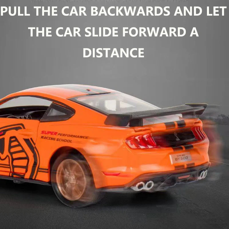 GT500 Supercar Racing Model Car Toy Boy Diecast Metal Vehicle One Piece Hot Wheels Fast and Furious Premium Collection