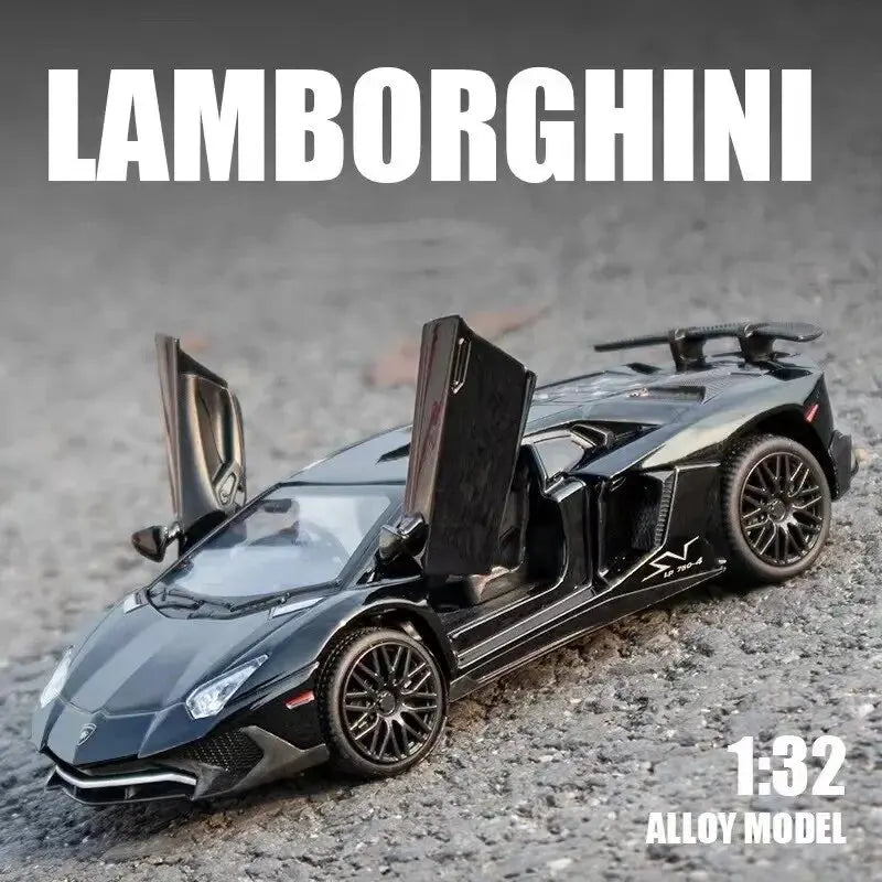 Lamborghinis SV LP750-4 Liga Esportiva Modelo Diecast & Brinquedo Veículo de Metal Simulação Modelo de Carro Coleção Presentes Infantis