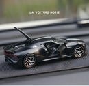 Brinquedos Bugatti La Voiture Noire Liga Fundida Simulação Brinquedo Veículos Modelos Meninos Presentes para Crianças