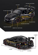 NISSAN GTR R35 Carro Esportivo Liga Modelo de Carro Diecasts e Veículos de Brinquedo Carros de Brinquedo Simulação Brinquedos Infantis para Presentes de Crianças Brinquedo