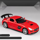 Simulado Benz AMG Carro Esportivo SLS Liga Modelo de Carro Modelo de Carro Ornamento Menino Crianças Carro Brinquedos