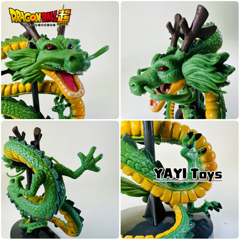 Dragon Ball Cyan Dragão Shenlong Modelo Feito à Mão Decoração Dragon Ball Z 10 cm Figura de Anime Dragão  Boneco Brinquedo Decoração Presente de Aniversário