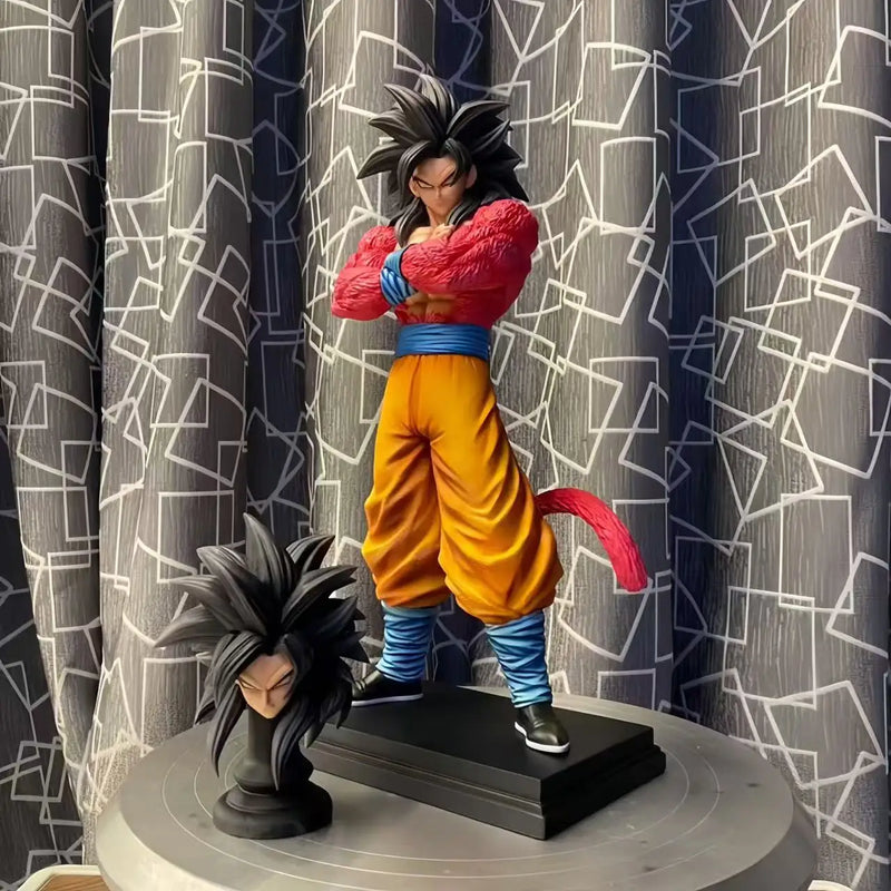 Dragon Ball GT Super Saiyan 4 Son Goku Figura de Anime VF Modelo Estátua Ornamentos Colecionáveis Boneca de Ação Brinquedo para Meninos Presentes